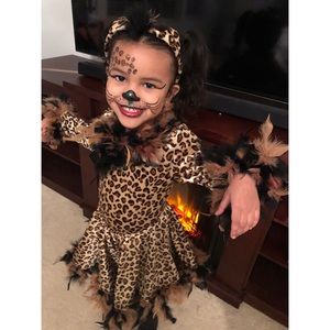Chasing Fireflies Girls Leopard Costume